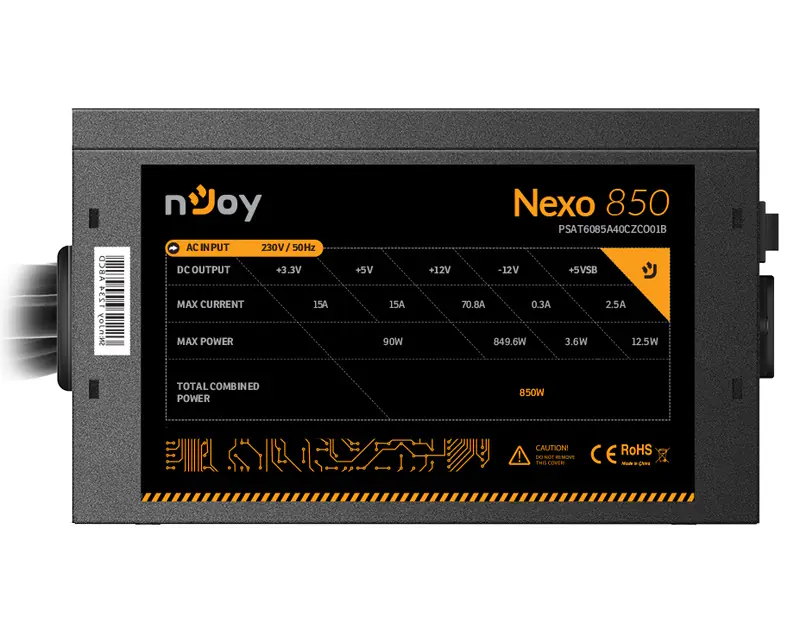 NJOY Nexo 850 850W napajanje (PSAT6085A40CZCO01B)  - Slika proizvoda 4