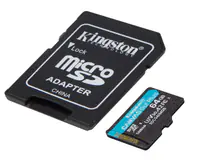 KINGSTON Memorijska kartica U3 V30 microSDXC 64GB Canvas Go Plus 200MB/s A2 + adapter SDCG4/64GB  - Thumbnail 2