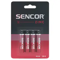 SENCOR Baterija Sencor R03 AAA 4BP Cink Karbon 4/1