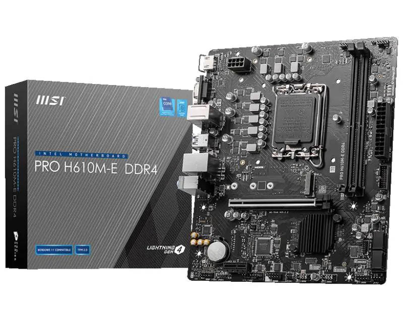 MSI PRO H610M-E DDR4 matična ploča - Glavna slika