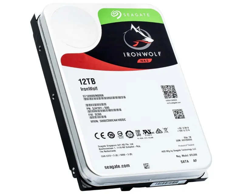 SEAGATE 12TB 3.5 inča SATA III 256MB ST12000VN0008 Ironwolf hard disk - Slika proizvoda 2