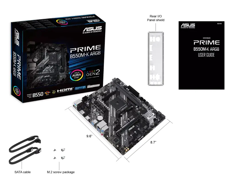 ASUS PRIME B550M-K ARGB matična ploča - Slika proizvoda 7