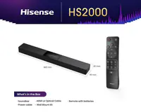 HISENSE HS2000 soundbar crni  - Thumbnail 2