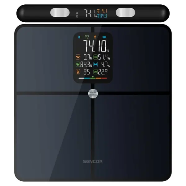 SENCOR Fitnes smart vaga Sencor SBS 9102BK/LCD/crna - Slika proizvoda 3