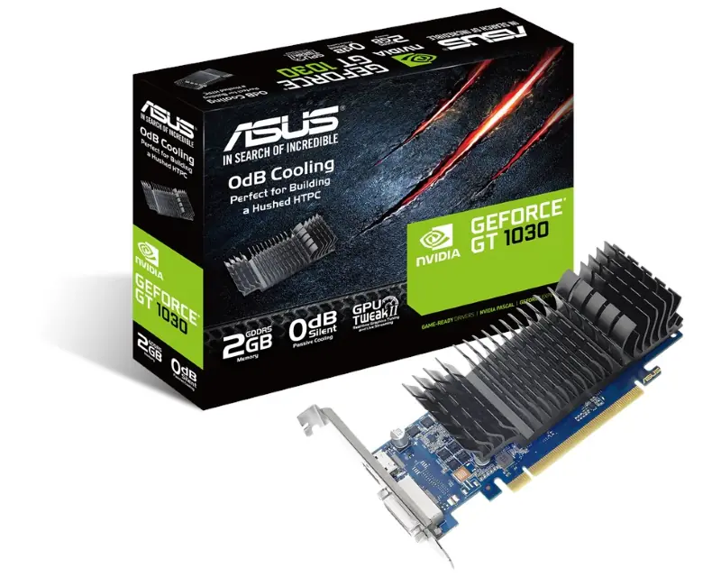 ASUS nVidia GeForce GT 1030 2GB 64bit GT1030-SL-2G-BRK grafička karta - Glavna slika