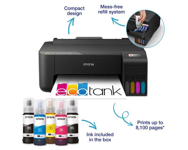 EPSON L1270 EcoTank ITS wireless (4 boje) inkjet štampač - Slika proizvoda 3