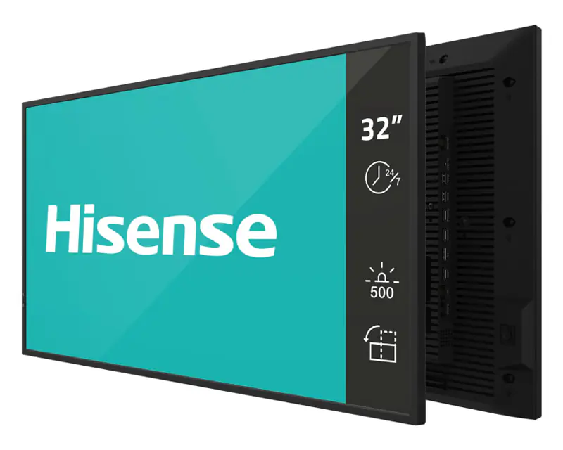 HISENSE 32 inča 32DM66D FHD 500 nita Digital Signage Display - 24/7 Operation - Glavna slika