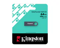 KINGSTON 64GB DataTraveler SE9 G3 USB 3.2 Gen1 KE-U2X64-1AC  - Thumbnail 2