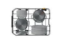 WHIRLPOOL WH6FC11BS7A0X mašina za pranje sudova - 45cm  - Thumbnail 7