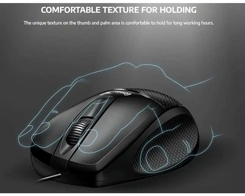GENIUS DX-150X USB Optical crni miš  - Slika proizvoda 4