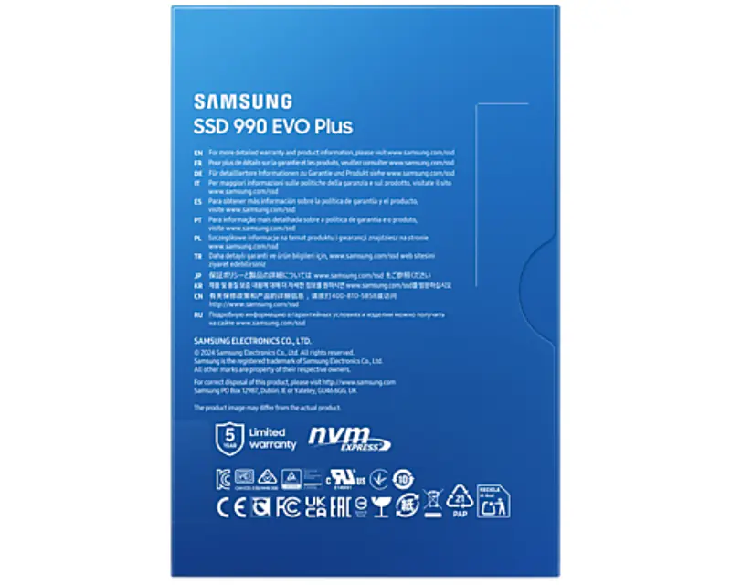 SAMSUNG 1TB M.2 NVMe MZ-V9S1T0BW 990 EVO Plus Series SSD  - Slika proizvoda 7