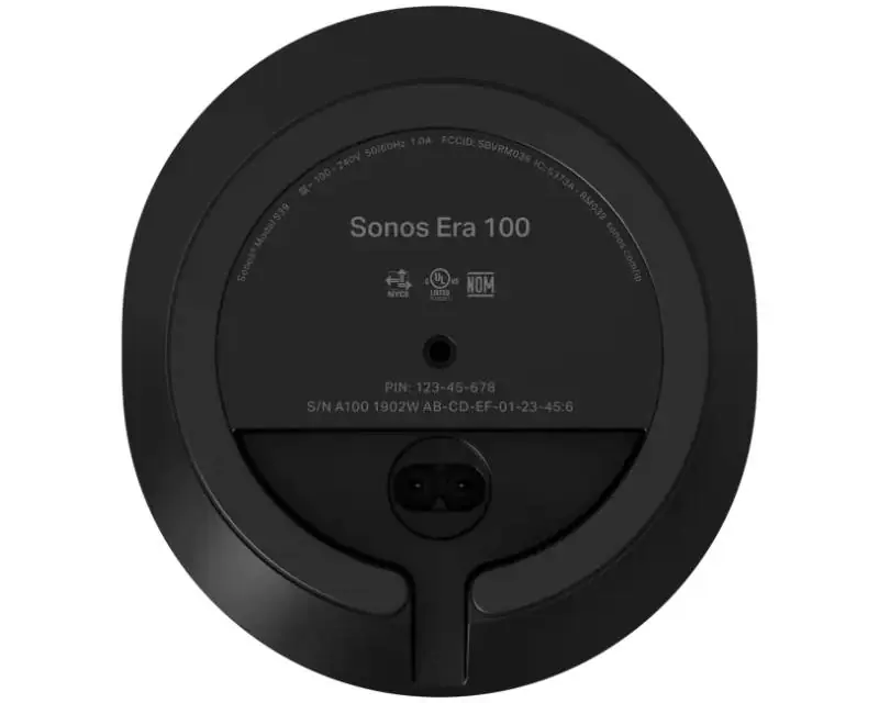SONOS ERA 100 Bežični zvučnik crni  - Slika proizvoda 7
