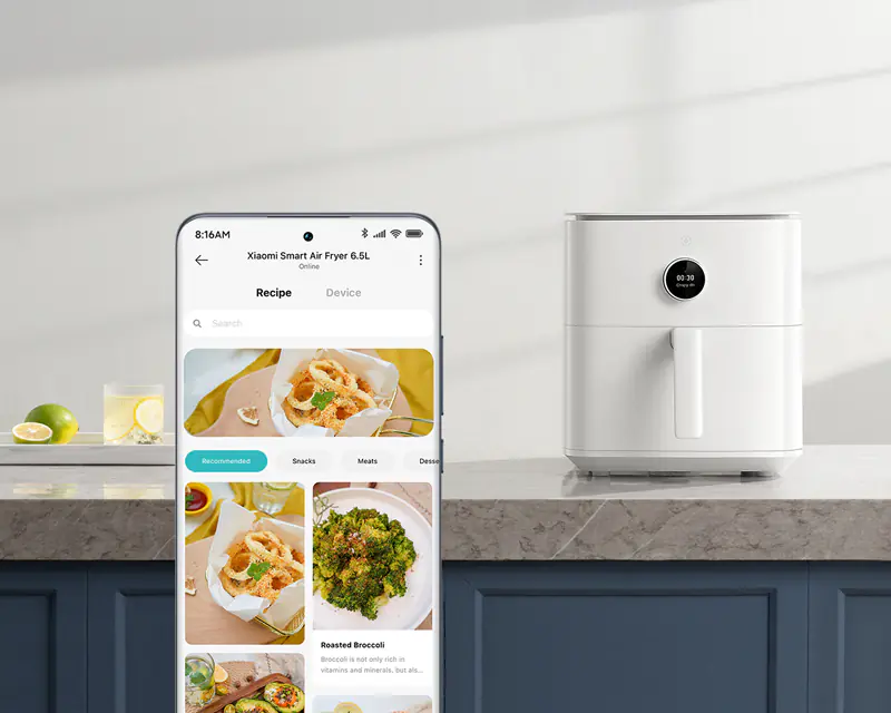 XIAOMI Smart friteza na vruć vazduh 6.5l bela EU (BHR7358EU) - Slika proizvoda 7