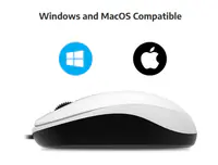 GENIUS DX-110 USB Optical beli miš  - Thumbnail 5