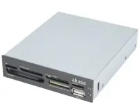 AKASA Citac kartica 3.5" Akasa AK-ICR-07 Internal 6-Port Card Reader - black