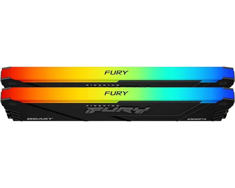 KINGSTON DIMM DDR4 64GB (2x32GB kit) 3600MT/s KF436C18BB2AK2/64 Fury Beast Black RGB - Slika proizvoda 4