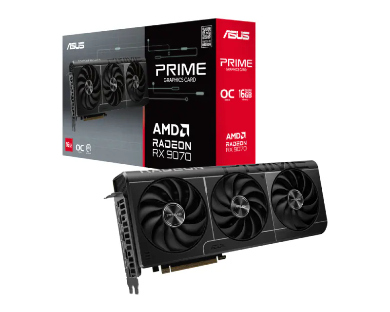 ASUS AMD Radeon RX 9070 16GB PRIME-RX9070-O16G grafička karta - Glavna slika