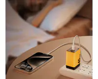 WEKOME WP-U33 Super brzi Strujni GaN Punjač, 2-porta USB (2 x 3.1 tipC) 45W, žuti  - Thumbnail 4