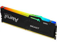 KINGSTON DIMM DDR5 32GB 5200MT/s KF552C40BBA-32 Fury Beast RGB Black XMP  - Thumbnail 2