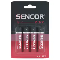 SENCOR Baterija Sencor R06 AA 4BP Cink Karbon 4/1