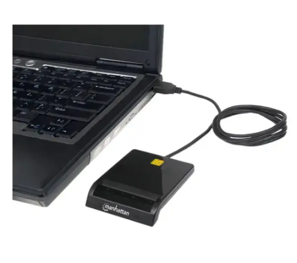 MANHATTAN USB smart card reader Manhattan 102049, black - Slika proizvoda 3