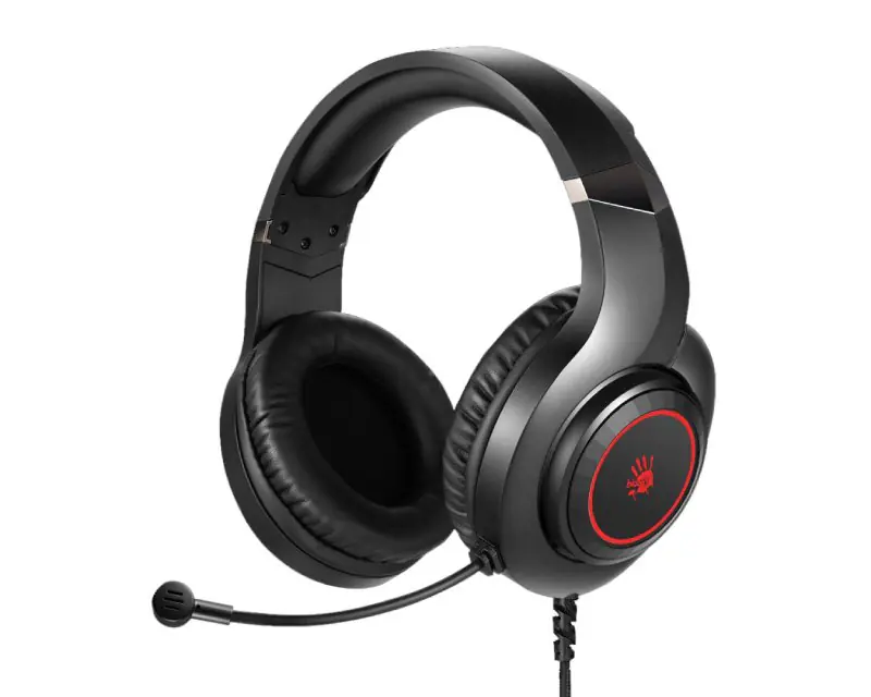 A4 TECH G220S Bloody Neon HiFi Gaming USB crne slušalice  - Slika proizvoda 4