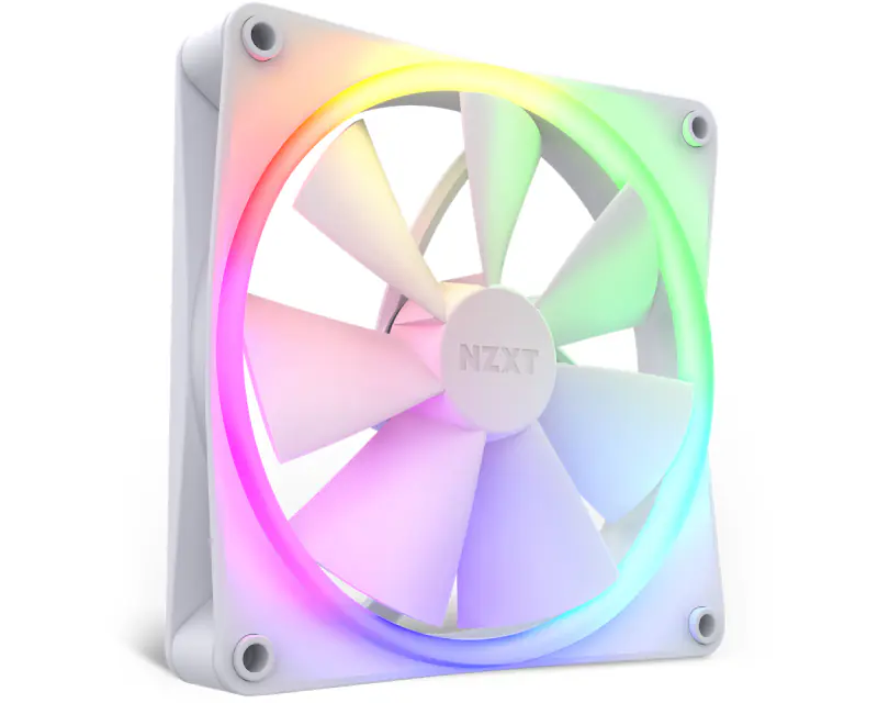 NZXT F140 RGB 140mm ventilator beli (RF-R14SF-W1) - Slika proizvoda 2