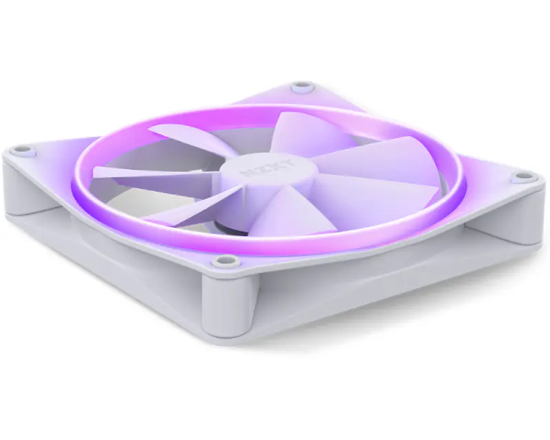 NZXT F140 RGB 140mm ventilator beli (RF-R14SF-W1) - Slika proizvoda 3
