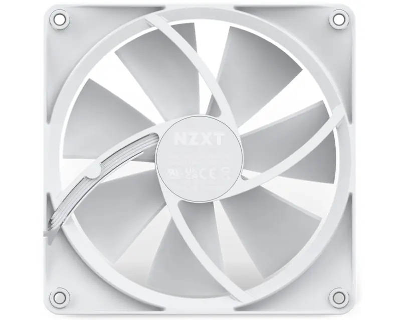 NZXT F140 RGB 140mm ventilator beli (RF-R14SF-W1) - Slika proizvoda 4