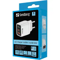 SANDBERG Kućni punjač Sandberg 2u1 441-52 1xUSB/1xUSB-C 35W - Thumbnail 3