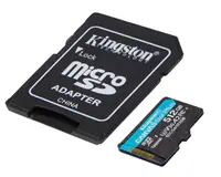 KINGSTON Memorijska kartica U3 V30 microSDXC 512GB Canvas Go Plus 200MB/s A2 + adapter SDCG4/512GB  - Thumbnail 2