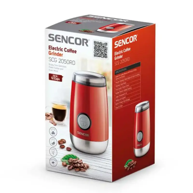 SENCOR Mlin za kafu Sencor SCG2050RD - Slika proizvoda 3