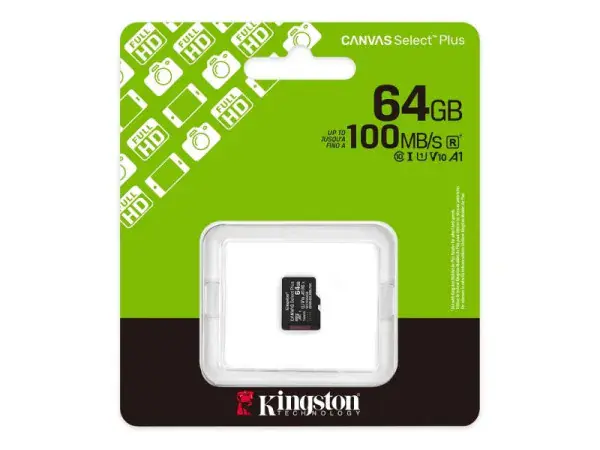 KINGSTON Micro SD Kingston 64GB Canvas Select Plus SDCS3/64GBSP bez adaptera - Slika proizvoda 2
