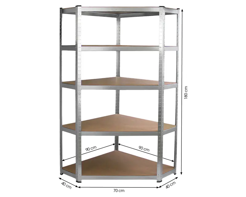 FIELDMANN FDR 1840R Metalni regal sa policama ugaoni  - Slika proizvoda 2
