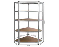 FIELDMANN FDR 1840R Metalni regal sa policama ugaoni  - Thumbnail 2
