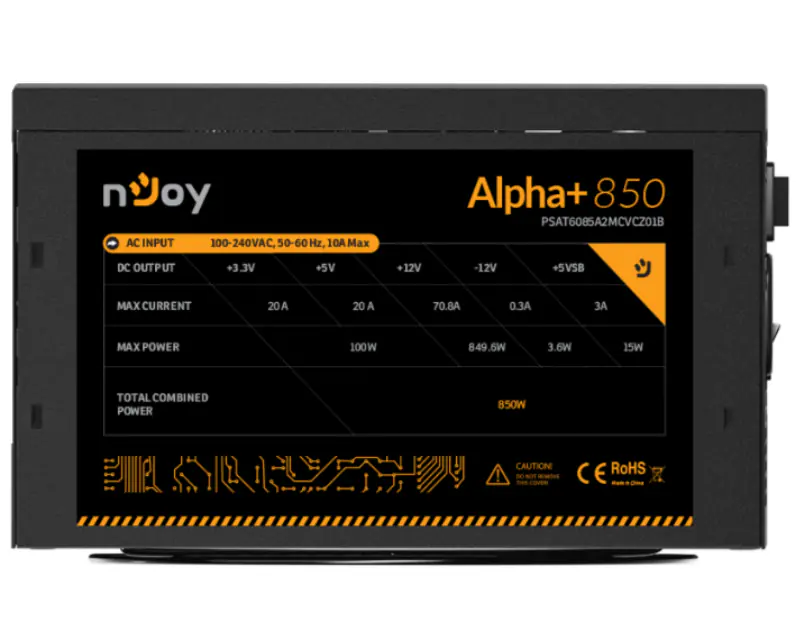 NJOY Alpha+ 850 850W napajanje (PSAT6085A2MCVCZ01B)  - Slika proizvoda 4