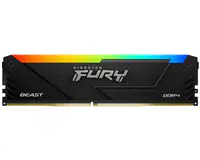 KINGSTON DIMM DDR4 8GB 3600MT/s KF436C17BB2A/8 Fury Beast RGB Black 