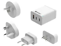 SANDBERG Sandberg 3in1 TravelCharger USB-C/A 65W 441-59 - Thumbnail 2
