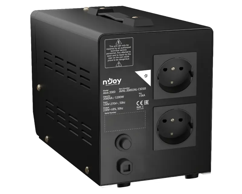 NJOY Alvis AVR 2000VA 1200W (AVRL-20002AL-CS01B)  - Slika proizvoda 6