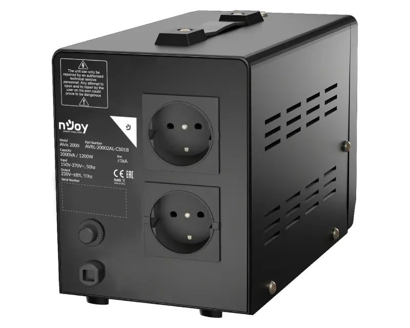 NJOY Alvis AVR 2000VA 1200W (AVRL-20002AL-CS01B)  - Slika proizvoda 7
