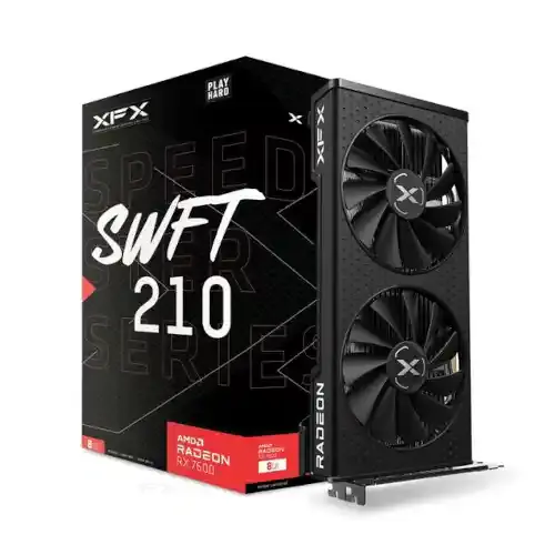 AMD Grafička kartica XFX AMD Radeon RX 7600 8GB SPEEDSTER SWFT 210 Core - Glavna slika