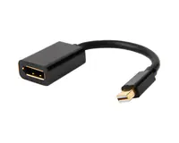 E-GREEN Adapter Mini Display port (M) - Display Port (F) crni 