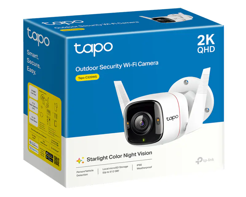 TP-LINK Tapo C320WS Outdoor Security Wi-Fi kamera  - Slika proizvoda 2
