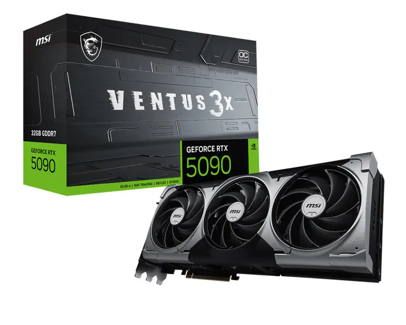 MSI GeForce RTX 5090 32G VENTUS 3X OC grafička karta - Glavna slika