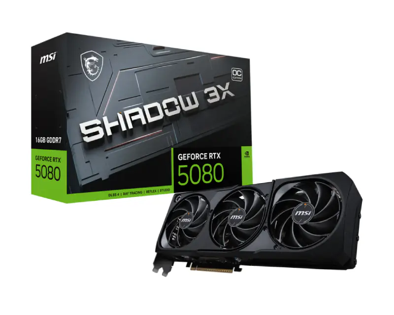 MSI GeForce RTX 5080 16G SHADOW 3X OC grafička karta - Glavna slika