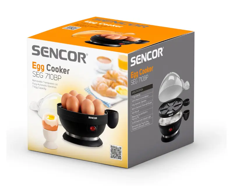 SENCOR SEG 710BP kuvalo za jaja  - Slika proizvoda 4