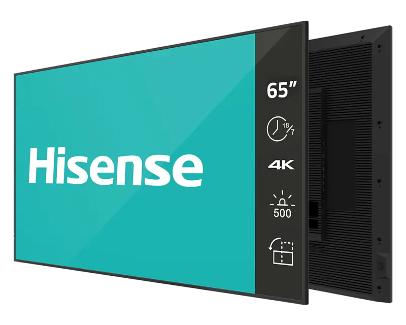 HISENSE 65 inča 65GM50D 4K UHD 500 nita Digital Signage Display - 18/7 Operation - Glavna slika