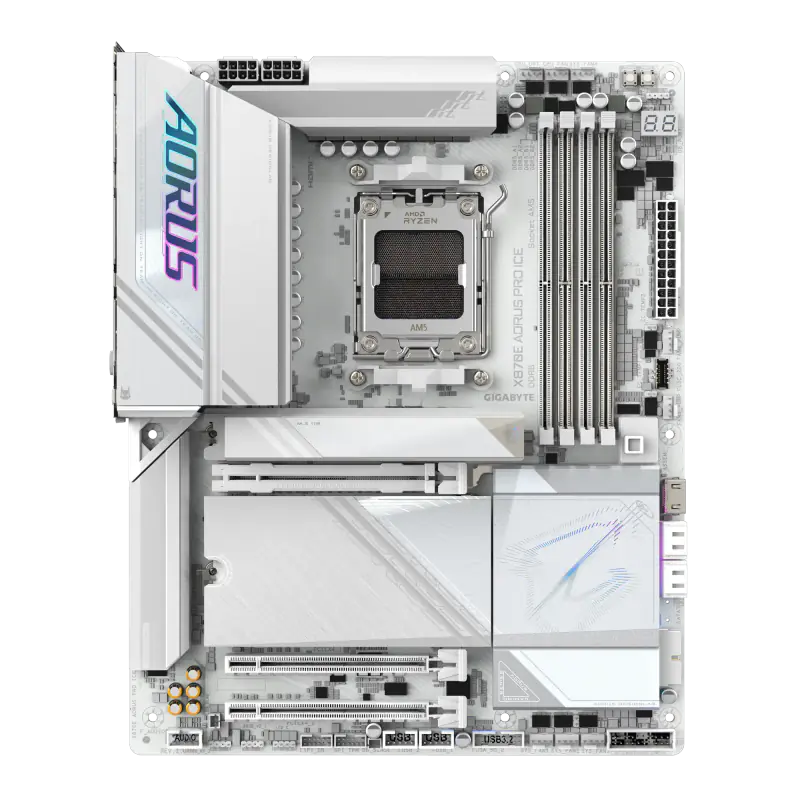 GIGABYTE Matična ploča Gigabyte AM5 X870E AORUS PRO ICE - Slika proizvoda 2