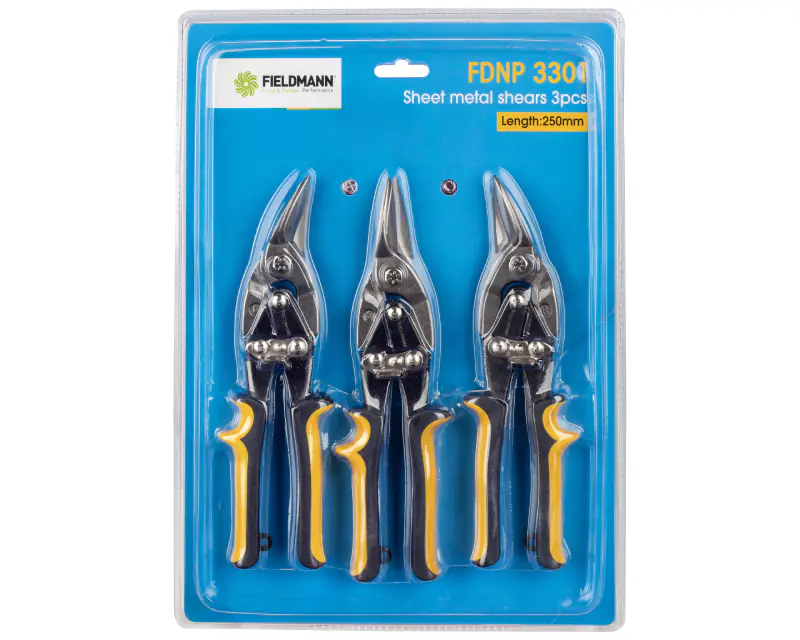 FIELDMANN FDNP 3301 Set makaza za lim (3 dela)  - Slika proizvoda 3