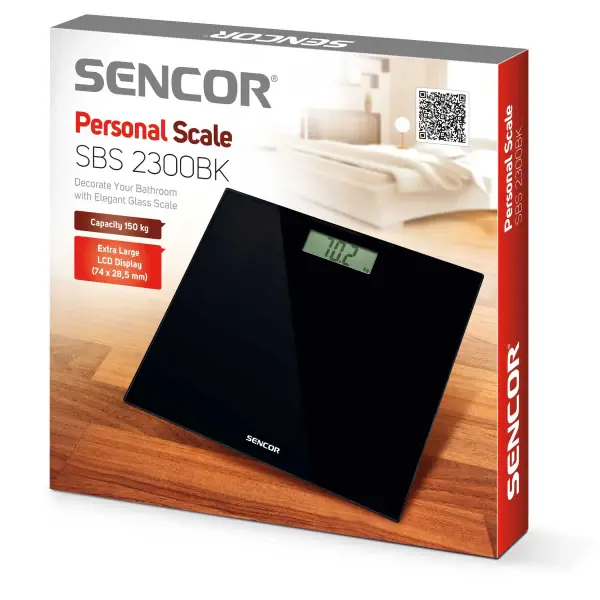 SENCOR Telesna vaga Sencor SBS 2300BK/LCD/crna - Slika proizvoda 4
